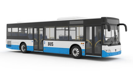 Modern public transit bus