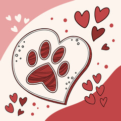 valentine greeting card