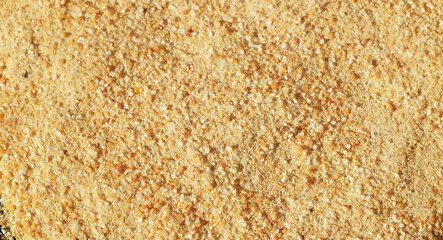 Garlic Powder Texture Background, Dried Ground Garlic Spice Macro