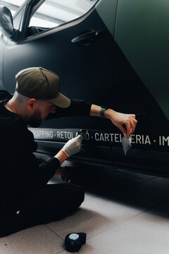 Vehicle branding and customization in automotive workshop