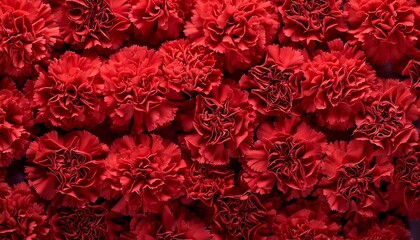 red carnation flowers background