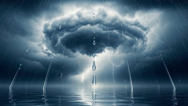 Stormy cloudscape