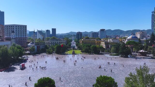 Core View Skanderbeg Square, Tirana, Albania.
Focusing on the patterns, the stones, and the space. October 28, 2025.