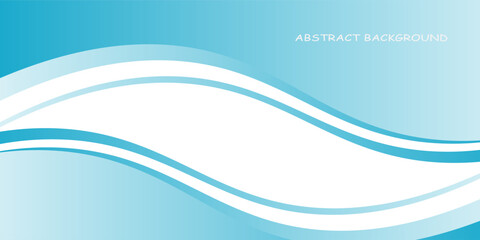 Blue and white business wave banner background. suit for bussines, banners