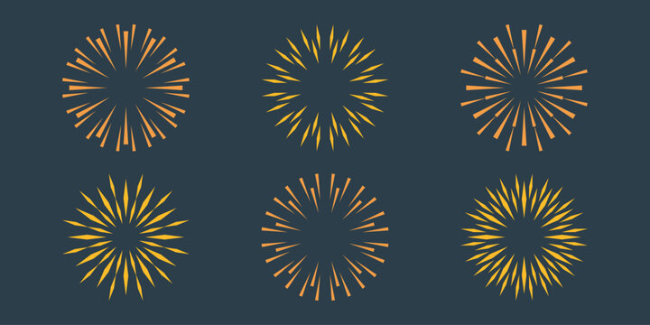 Sun and star logo icon with light beam