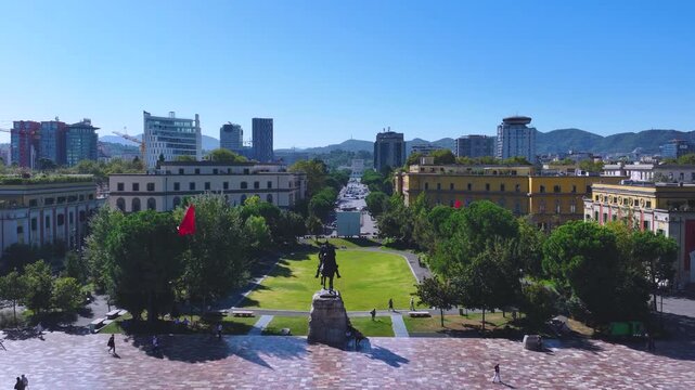 Core View Skanderbeg Square, Tirana, Albania.
Focusing on the patterns, the stones, and the space. October 28, 2025.