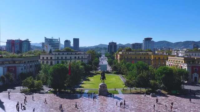 Core View Skanderbeg Square, Tirana, Albania.
Focusing on the patterns, the stones, and the space. October 28, 2025.