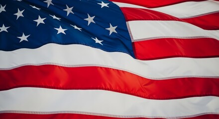 Obraz premium Memorial day tribute honoring fallen heroes under the american flag