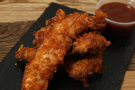 Plat friture grill&eacute; au restaurant