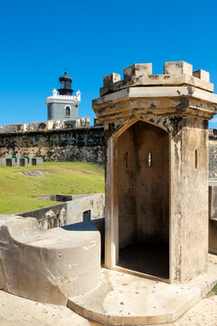 San Juan Puerto Rico. Old Fort in the old section of San Juan. 
