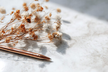 Close-up view of scattered grains on a light-colored surface with a wooden frame edge