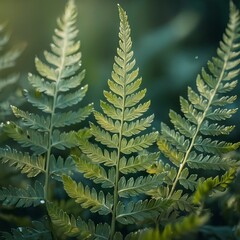Delicate Ferns The intricate patterns of fern fronds