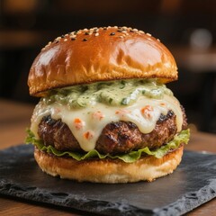Habanero Havarti Heat &ndash; Spicy beef patty habanero Havarti jala