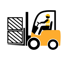 Ikona w&oacute;zka widłowego