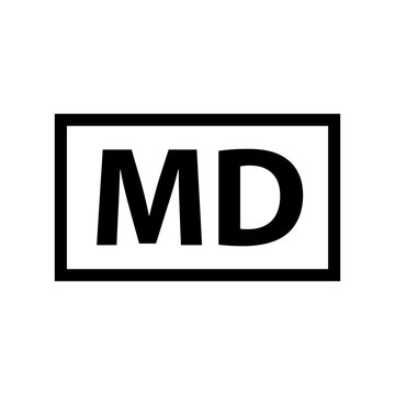 Monochromatic MD, Medical Device icon.svg