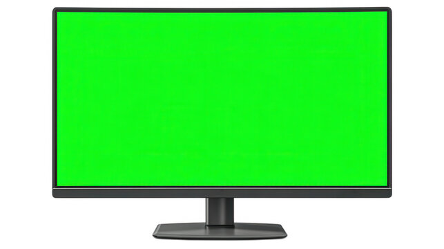 Green screen monitor display