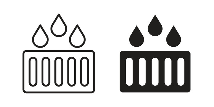 Drain or Drainage icon in editable style. Vector icon graphics