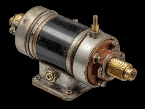 servo motor isolated on a transparent background ar 43