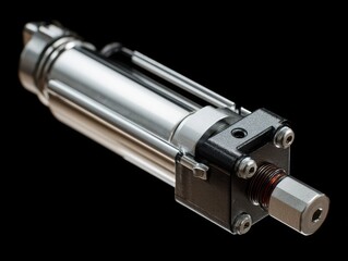 linear actuator isolated on a transparent background ar 43