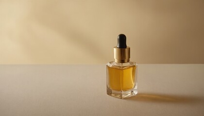 Organic Skincare Serum Dropper Bottle Still Life