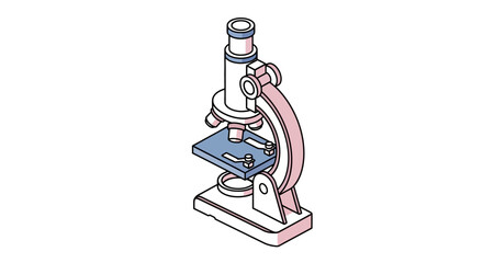 Obraz premium Microscope Laboratory Equipment for Scientific Research.