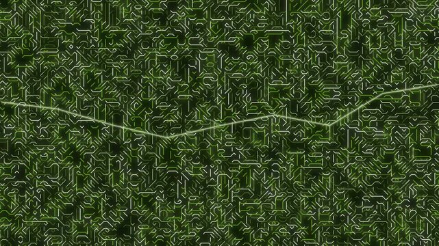 Green artificial turf or grass with white stripe