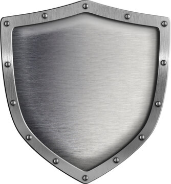metal shield background