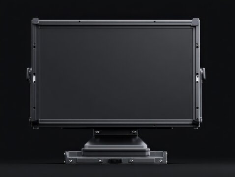 teleprompter screen isolated on a transparent background ar 43