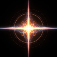 An ethereal abstract background depicting radiating energy waves and complex harmonic frequency patterns in vibrant, glowing colors ,harmonic ,connectivity ,movement