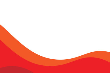 Abstract Red Orange Wave Background Minimal Modern Design