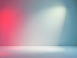 Obraz premium Modern gradient stage mockup, professional lighting