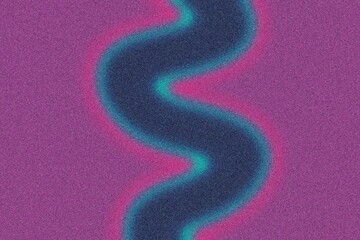 Сolored lines are drawn by hand. Illustration of noise and grainy texture.