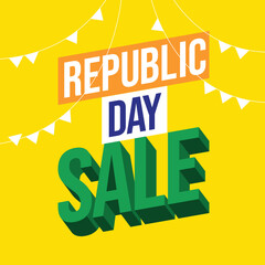 Stylized elements give Happy Republic Day vectors a unique feel.