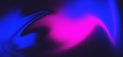 Neon Blue Pink Gradient Grainy Abstract Background