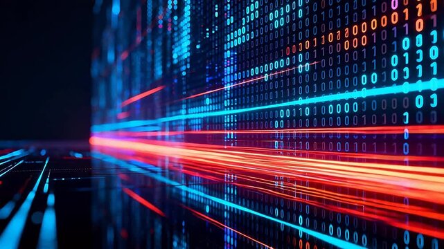 Digital data streams and binary code