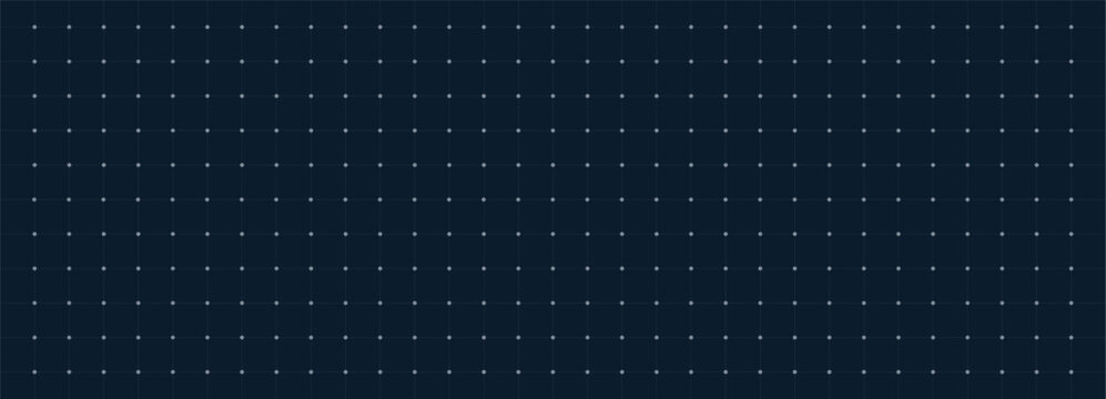 Graph notebook background with black millimeter pattern for white paper grid. Blueprint lattice mm with graph gird thin for yellow tech dot. Drawing vector graph with map black engineering.