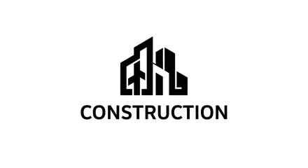 Modern Construction Company Logo Design Template.