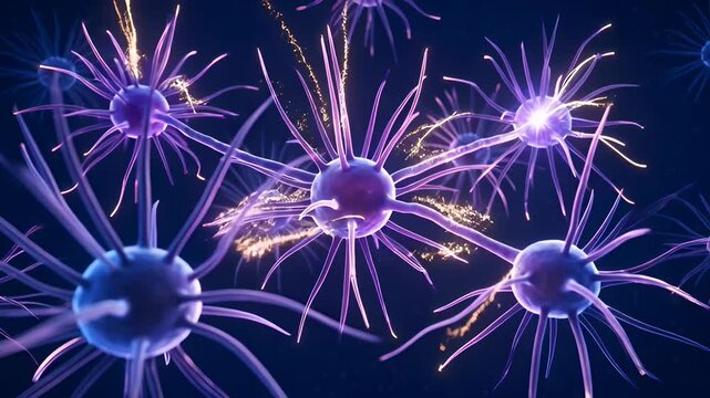 Electric neuron sparks