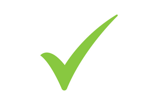Simple green check mark