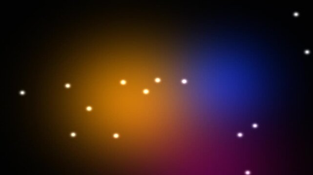Organic Soft Abstract Bokeh Light Leaks Overlay with Floating Dust Particles - Elegant Gold and Blue Tone