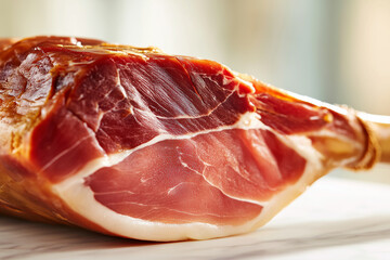 Traditional Spanish Jamon Iberico Showing Authentic Mediterranean Culinary Heritage