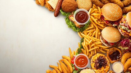 Indulgent assortment of gourmet snacks and tempting treats beautifully arranged for visual appeal.