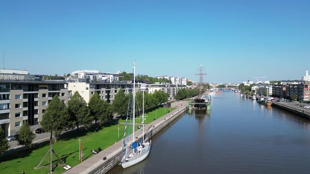 Aura riverside Turku Finland