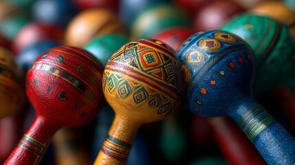 Vibrant Close Focus Three Brightly