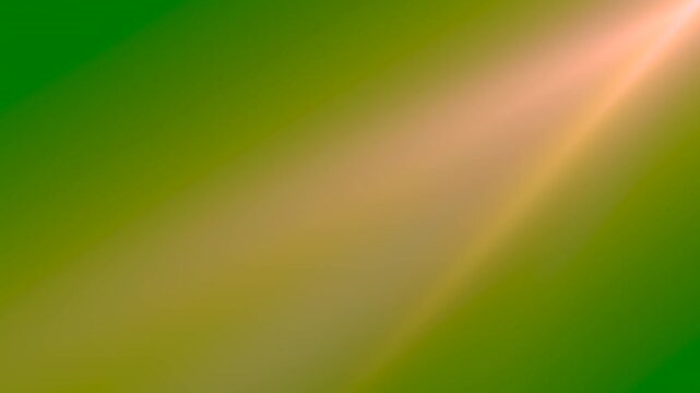 Sun light rays glowing loop video effect on a green background