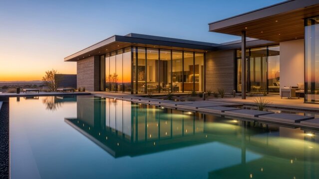 Modern house view