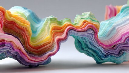 Obraz premium Colorful Abstract Wave