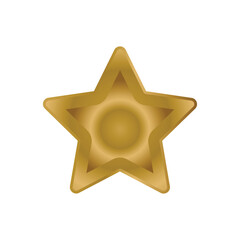 Obraz premium Star shape icon graphic element design