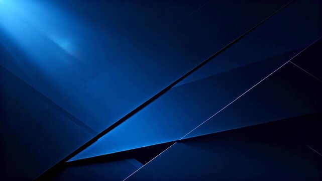 Abstract blue geometric shapes