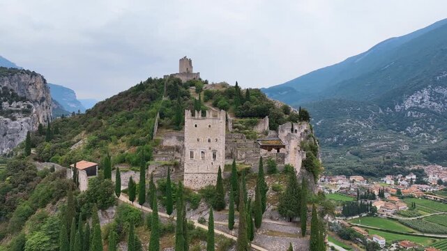 Castello di Arco (Arco Castle) in the Trentino region of northern Italy.